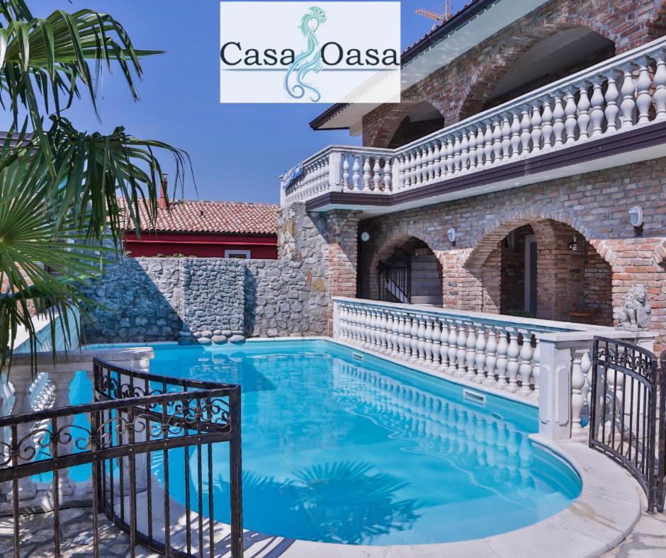 Casa Oasa -Accommodation , Pizzeria & Bar Marezige Eksteriør billede